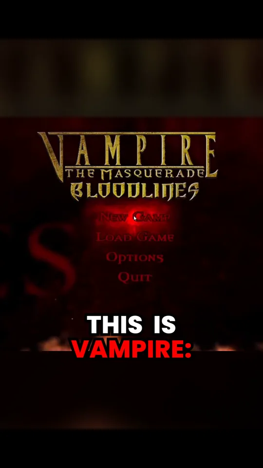 Vampire: The Masquerade – Bloodlines reel cover